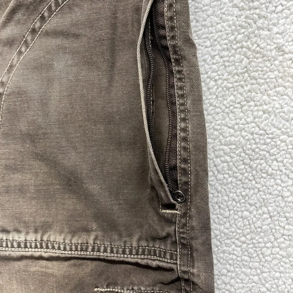 Kuhl Pants Mens 38x34 Brown Vintage Patina Dye Crag Series Hiking Outdoor
